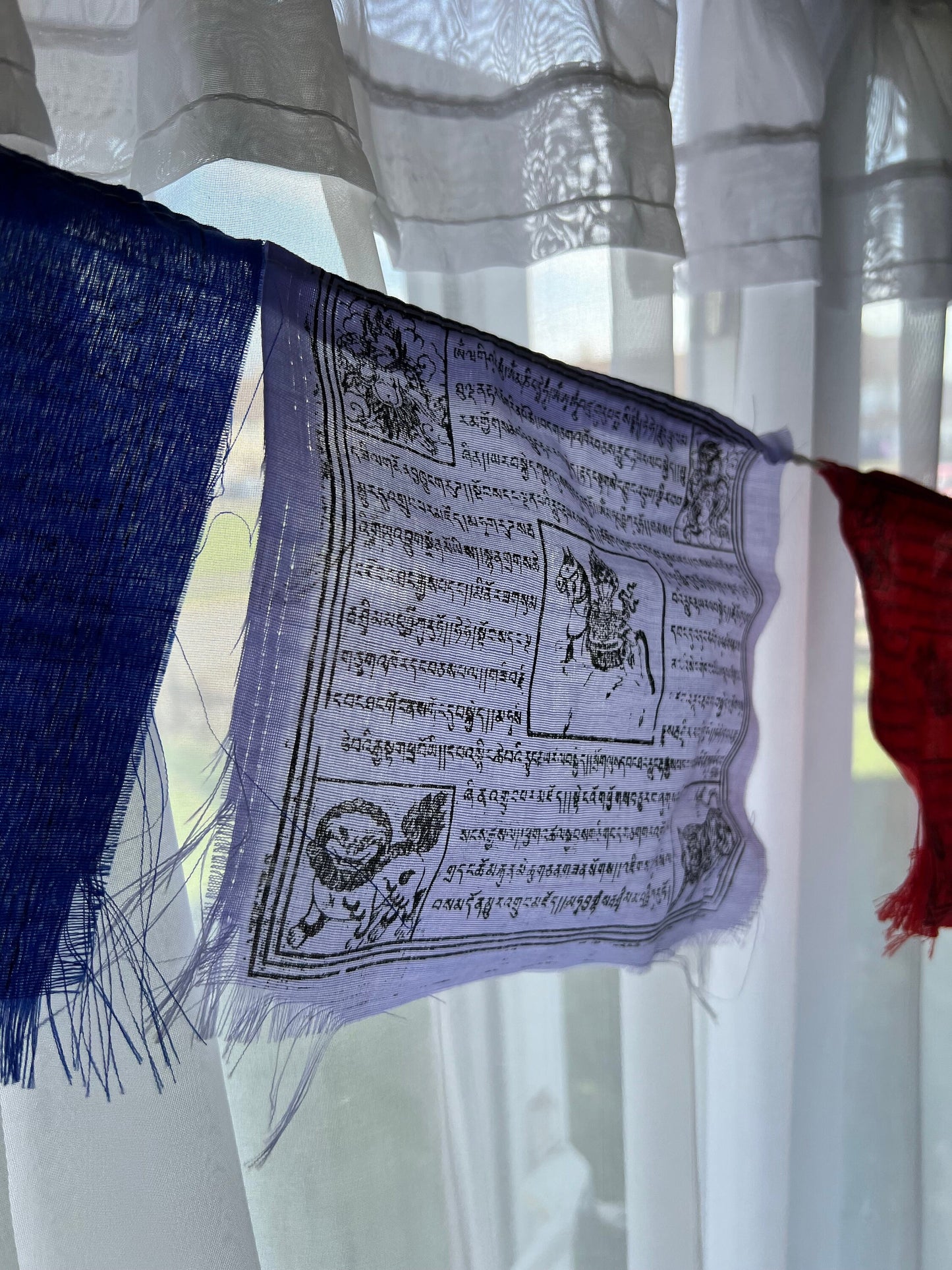 Tibetan Prayer Flags | Hand Screen Printed Lungta Bunting