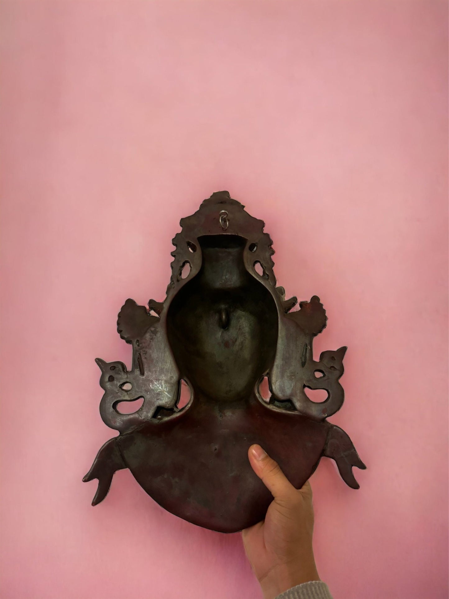 Handmade Manjushree Resin Statue  Buddhist Art for Home Decor