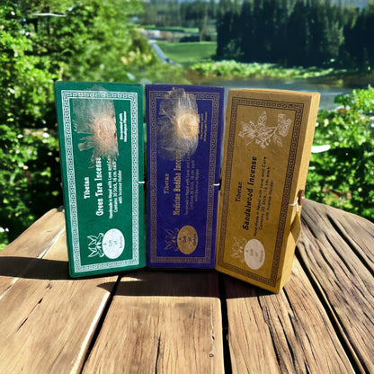 Tibetan Incense Sticks with Box and Stand: Handmade in Nepal