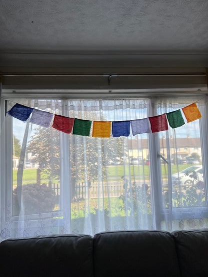 Tibetan Prayer Flags | Hand Screen Printed Lungta Bunting