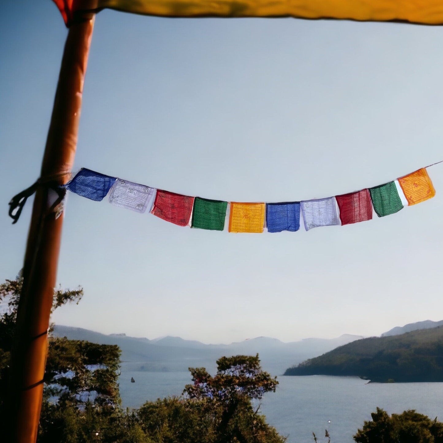Tibetan Prayer Flags | Hand Screen Printed Lungta Bunting