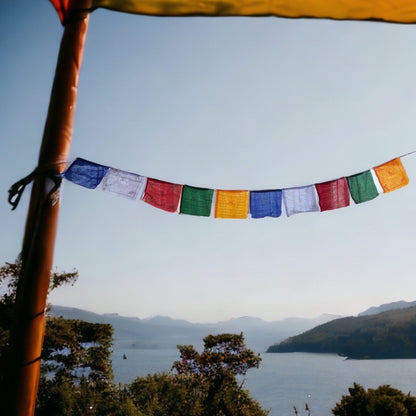 Tibetan Prayer Flags | Hand Screen Printed Lungta Bunting