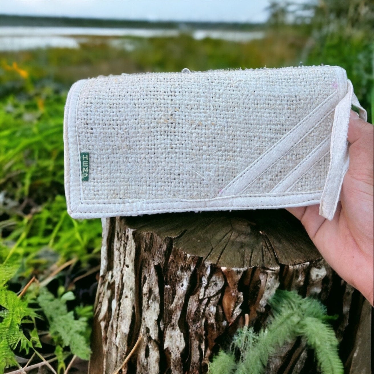 Handmade Hemp Wallet: Eco-Friendly Cardholder Money Bag