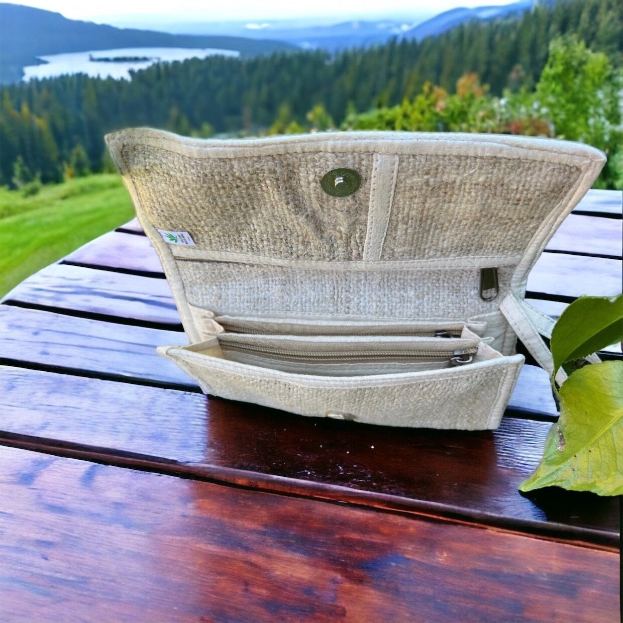 Handmade Hemp Wallet: Eco-Friendly Cardholder Money Bag