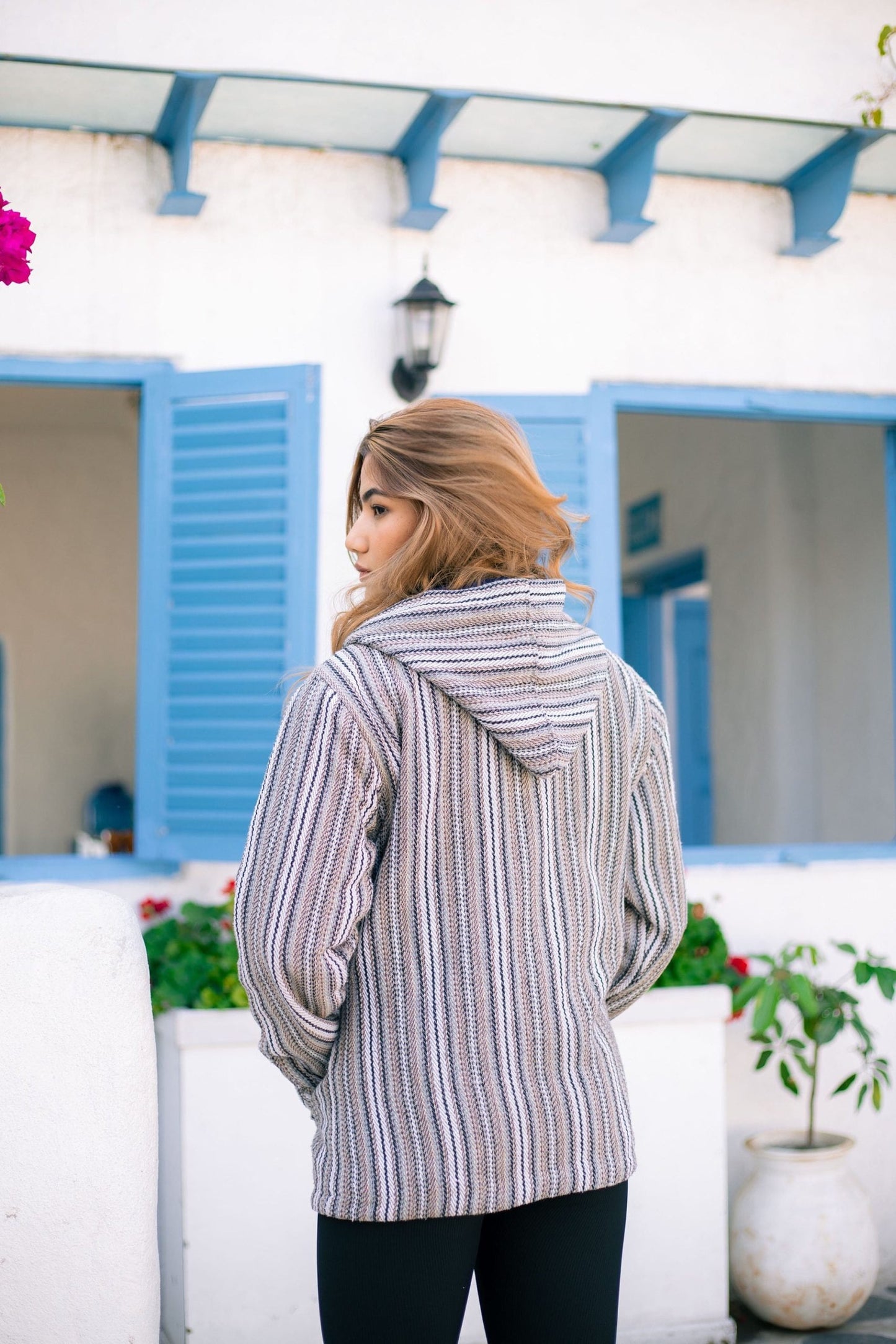 Unisex Gheri Cotton Hoodie Jacket: Eco-Friendly Fleece Lined