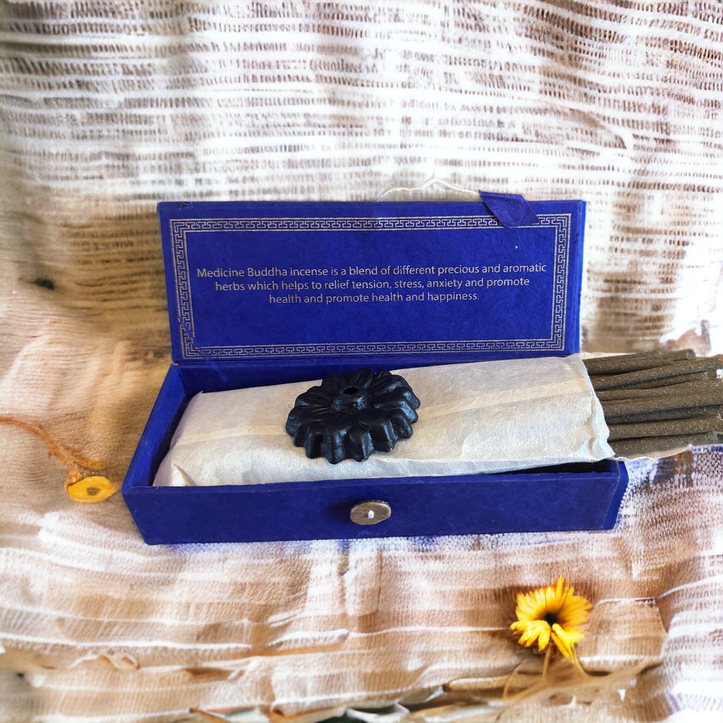 Tibetan Incense Sticks with Box and Stand: Handmade in Nepal