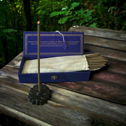 Tibetan Incense Sticks with Box and Stand: Handmade in Nepal