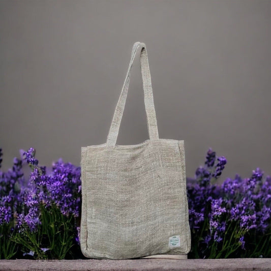 Handmade Organic Hemp Tote Bag: Eco-Friendly Shopper