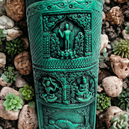 Green Tara & White Tara Statue | Antique Buddhist Decor, Nepal