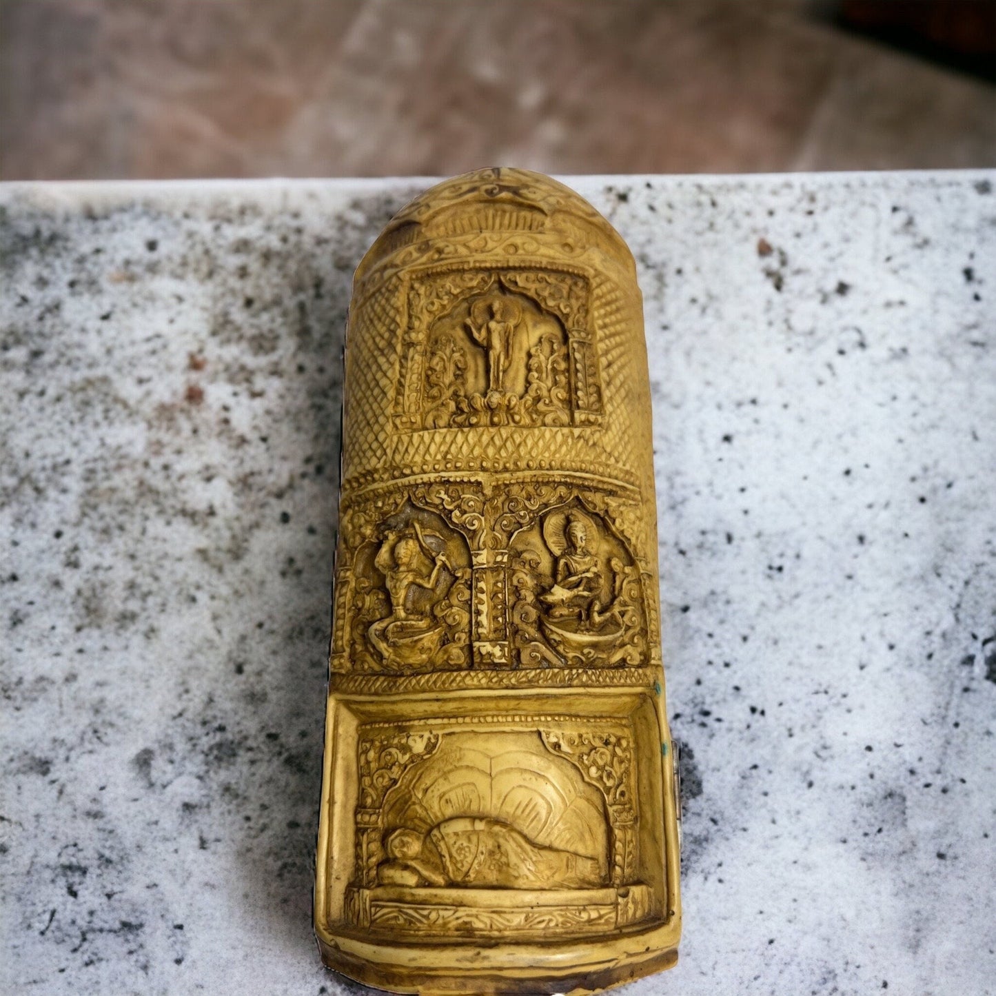 Green Tara & White Tara Statue | Antique Buddhist Decor, Nepal
