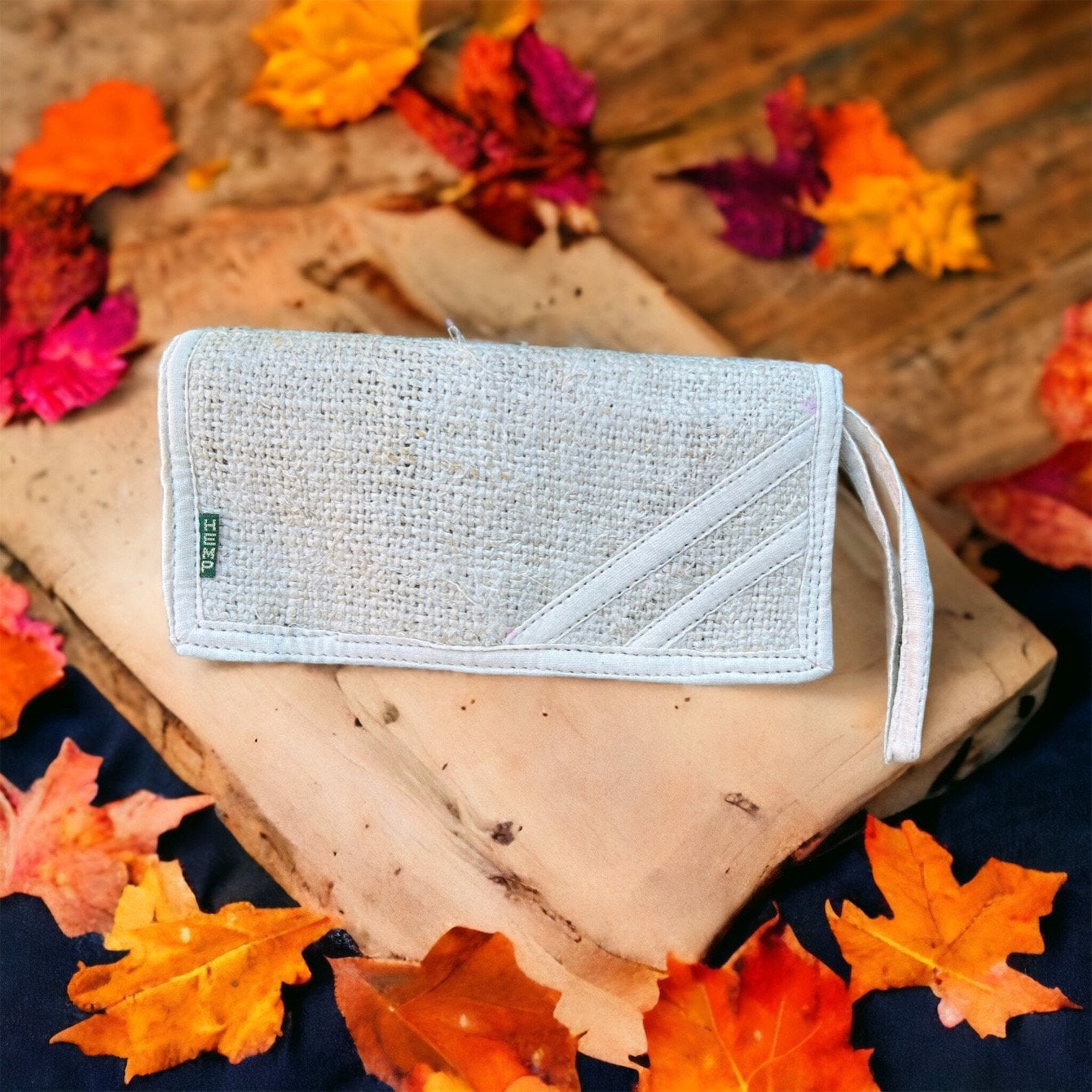 Handmade Hemp Wallet: Eco-Friendly Cardholder Money Bag