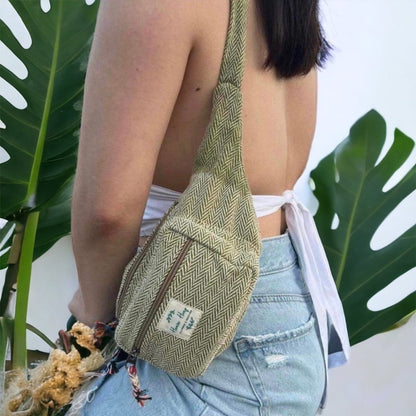 Cotton Bum Bag: Handmade Hippie Festival Fanny Pack