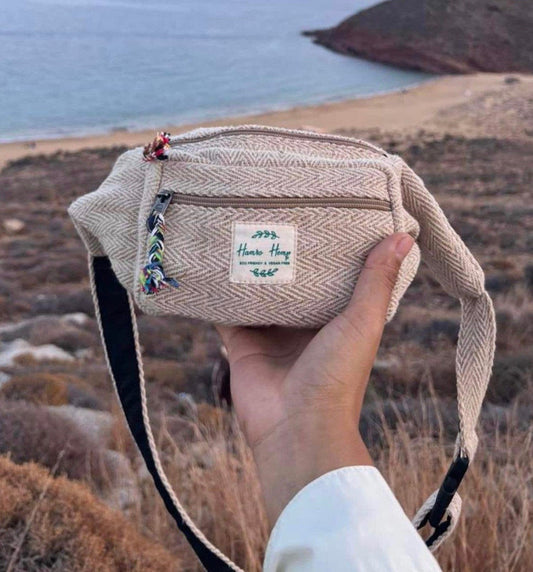 Cotton Bum Bag: Handmade Eco-Friendly Hippie Festival Bag