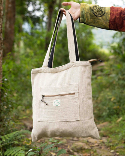 Handmade Himalayan Cotton Tote Bag: Eco-Friendly Travel Bag