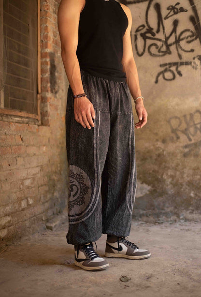 Hippie oversize trouser| Unisex| 100% cotton fabric | Festival Trousers| Eco friendly | Made in Nepal