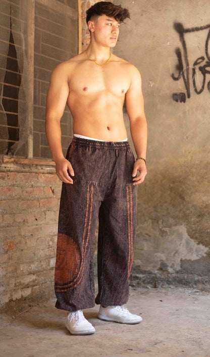 Hippie oversize trouser| Unisex| 100% cotton fabric | Festival Trousers| Eco friendly | Made in Nepal