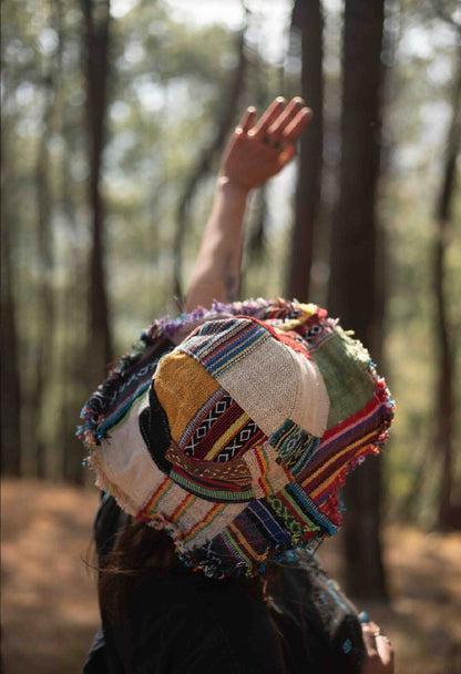 Hemp Wide Brim Sun Hat: Handmade Eco-Friendly Foldable Beach Hat