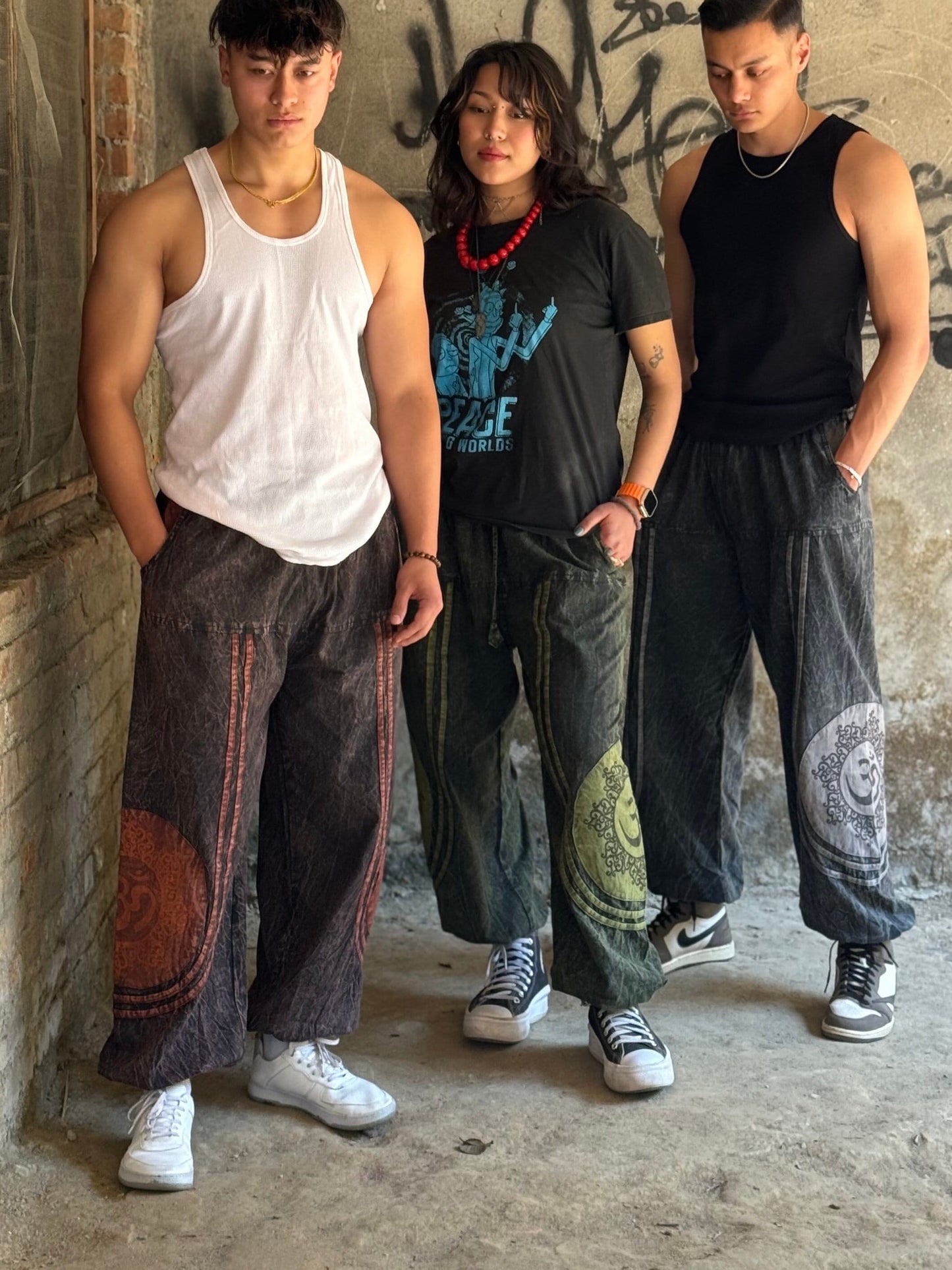 Hippie oversize trouser| Unisex| 100% cotton fabric | Festival Trousers| Eco friendly | Made in Nepal