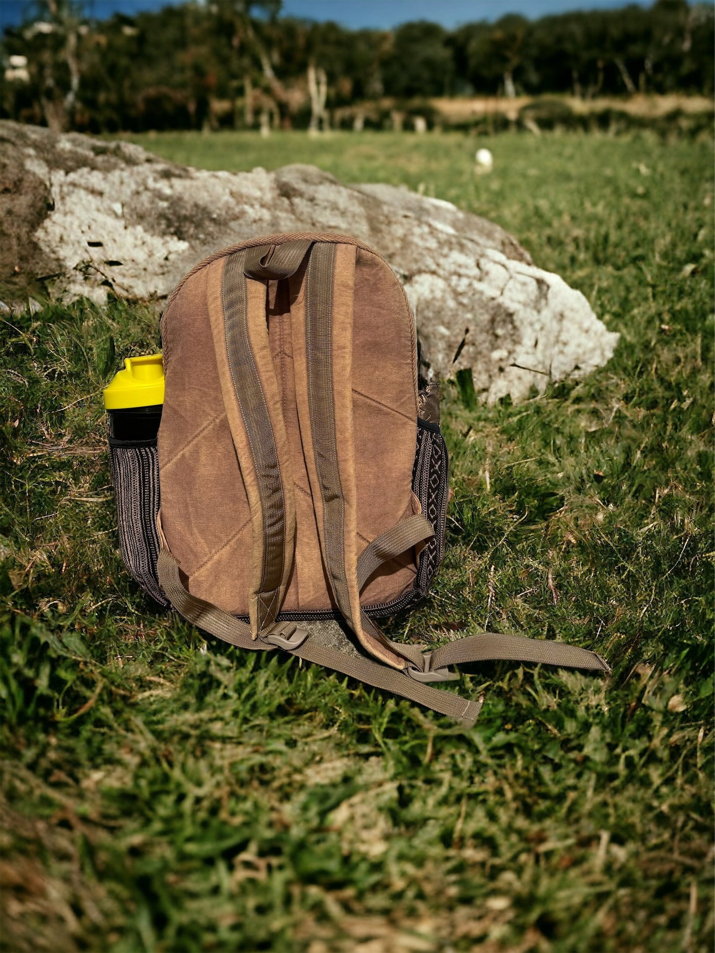 Himalayan Cotton Backpack | Unisex Eco Festival Bag | Hippie Travel Rucksack | Boho Hiking Backpack