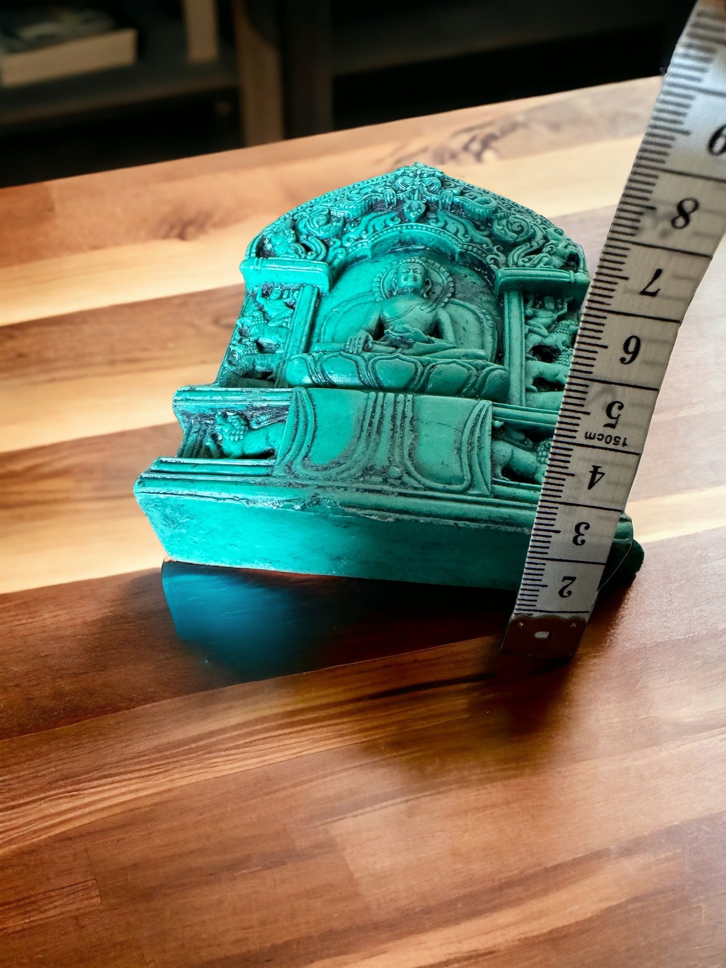 Exquisite Buddha and Green Tara Resin Statue: Handcrafted Beauty for Spiritual Serenity