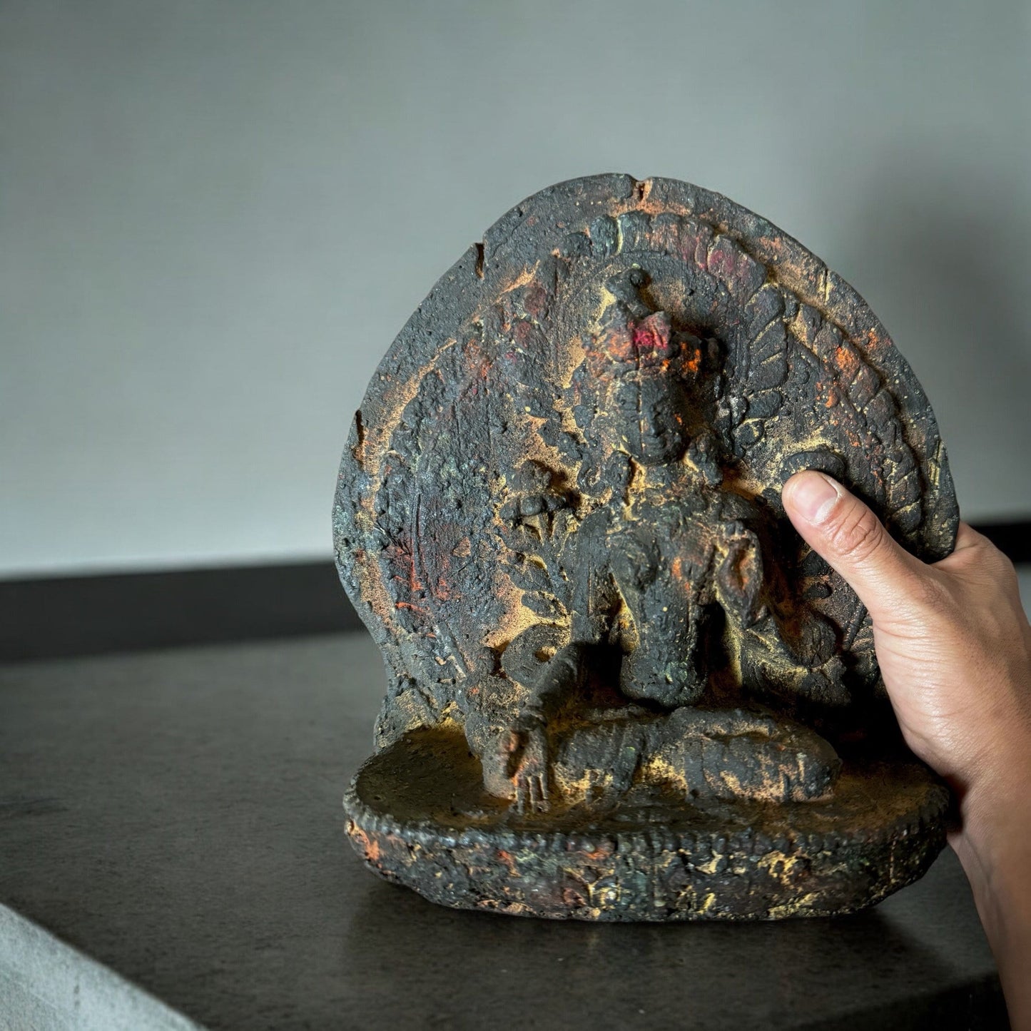 Handcrafted Resin Antique Finish Tara Statue - 24.5cm | Religios Decor | Home Decor | Spiritual Art