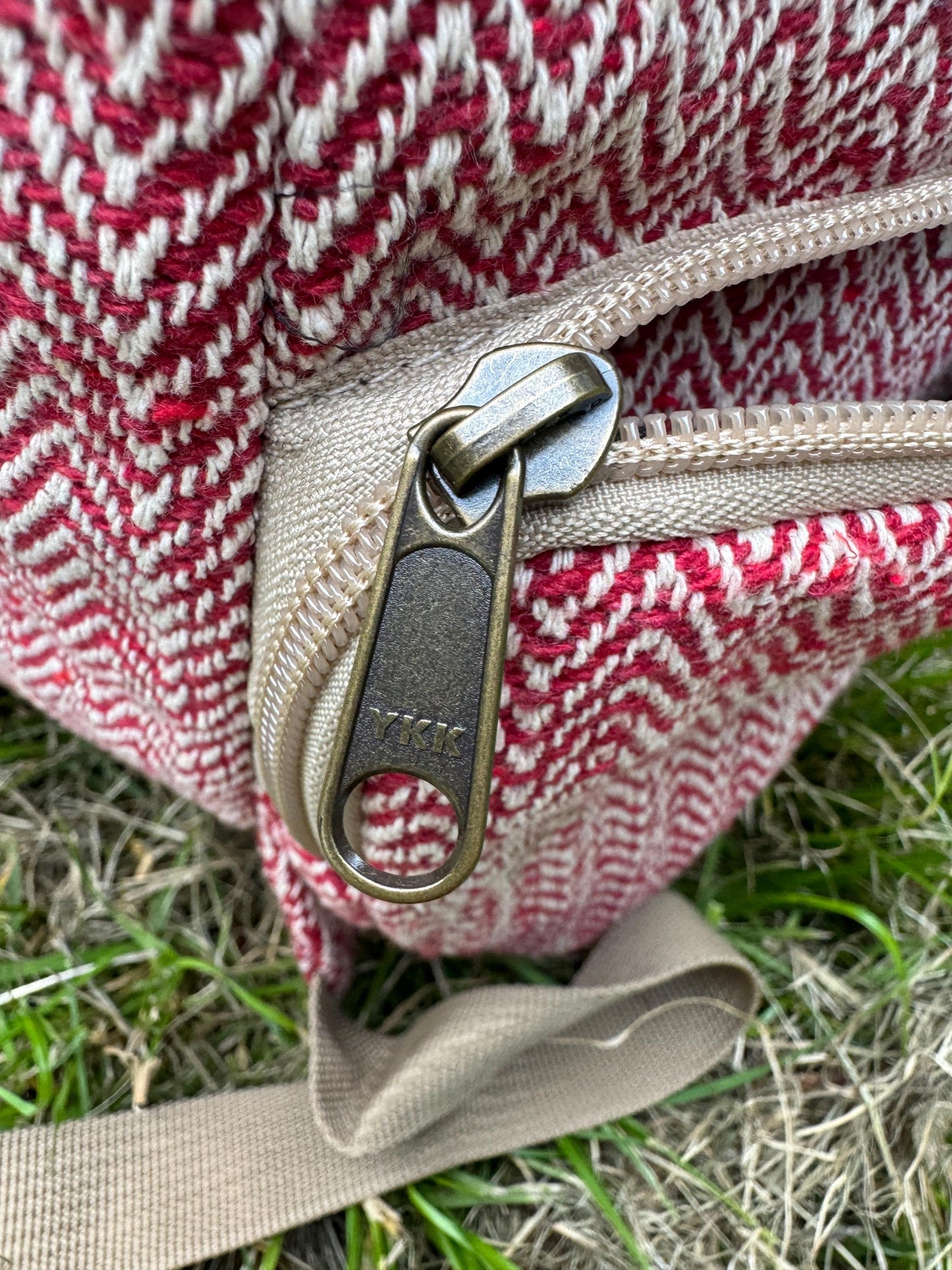 Handmade Cotton Travel Backpack: Eco-Friendly Nepal Rucksack