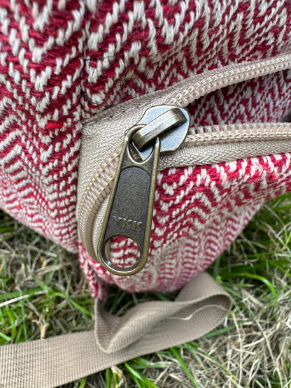 Handmade Himalayan Cotton Backpack: Eco-Friendly Nepal Travel Rucksack