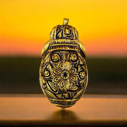 Handcrafted Golden Elephant Incense Holder, Spiritual Meditation Yoga Decor