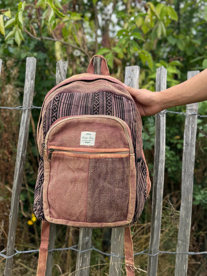 Himalayan Cotton Backpack | Unisex Eco Festival Bag | Hippie Travel Rucksack | Boho Hiking Backpack