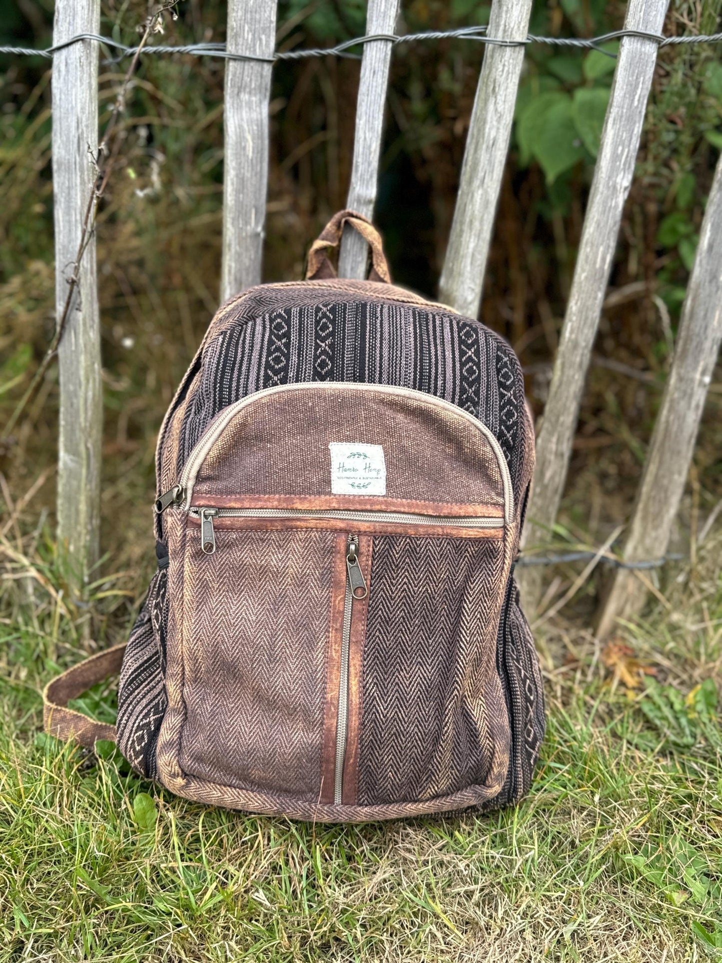 Himalayan Cotton Backpack | Unisex Eco Festival Bag | Hippie Travel Rucksack | Boho Hiking Backpack