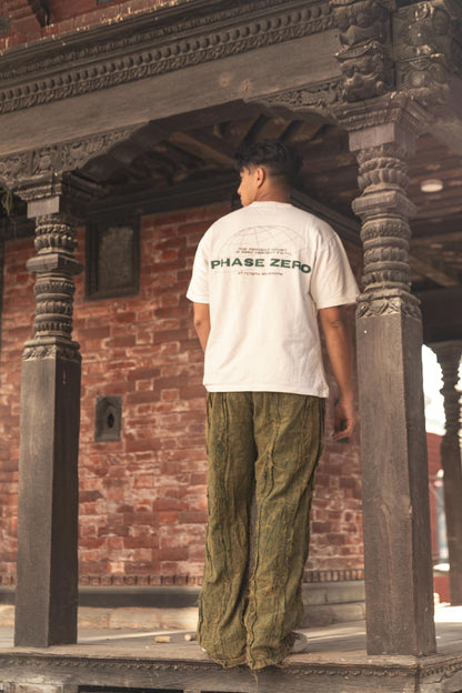 Handmade Patchwork Bohemian Distressed Cargo Pants – Unisex Hippie Yoga Trousers from Nepal