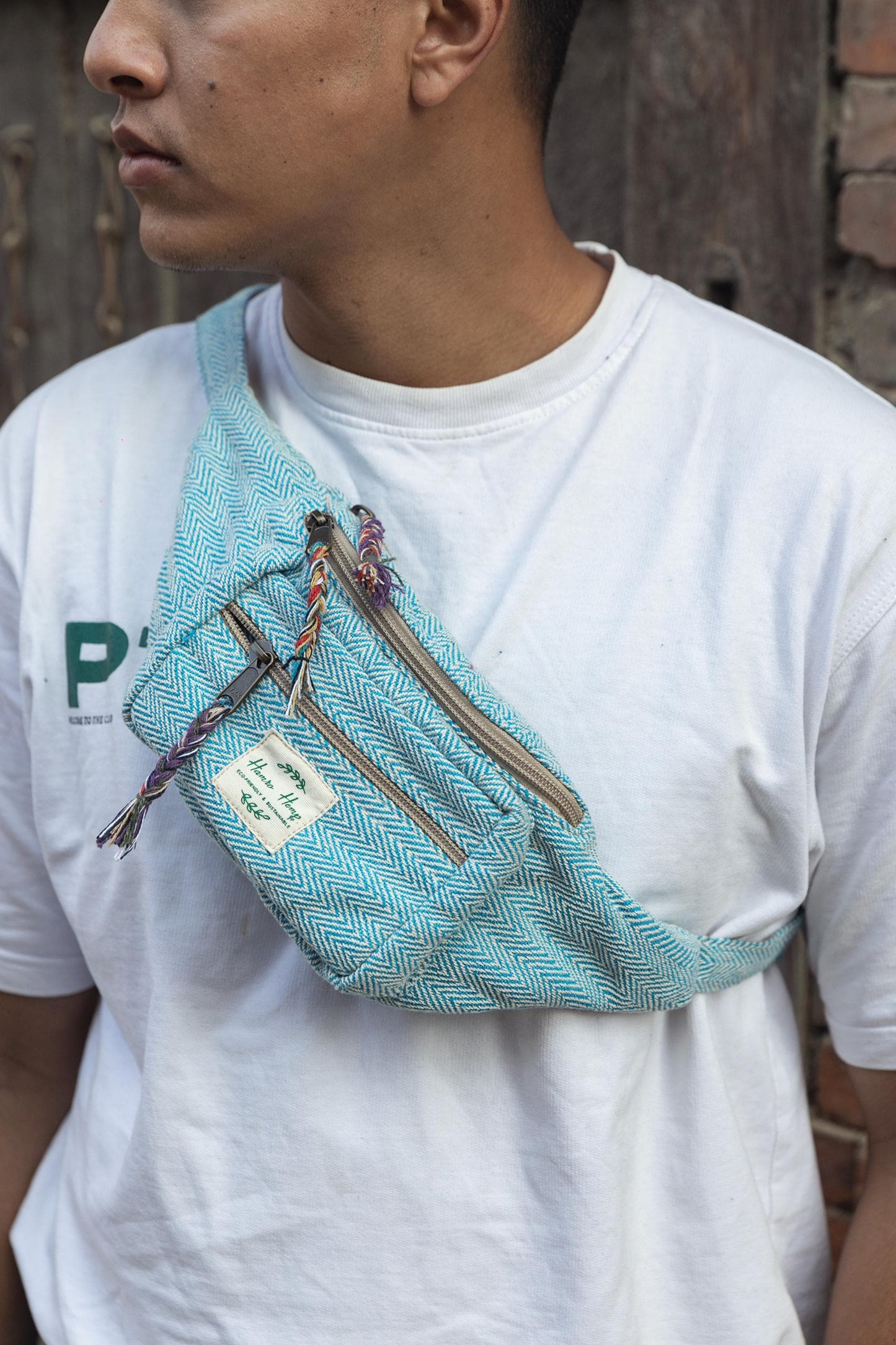 Cotton Bum Bag: Handmade Eco-Friendly Hippie Festival Bag