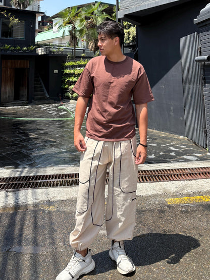 Handmade Cotton Patchwork Pants: Unisex Boho Streetwear Trousers