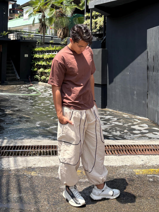 Handmade Cotton Patchwork Pants: Unisex Boho Streetwear Trousers