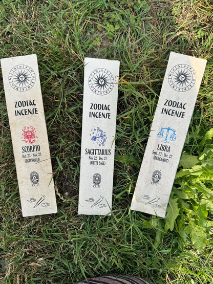Handmade Zodiac Incense Sticks – Unique Aromas for Every Star Sign