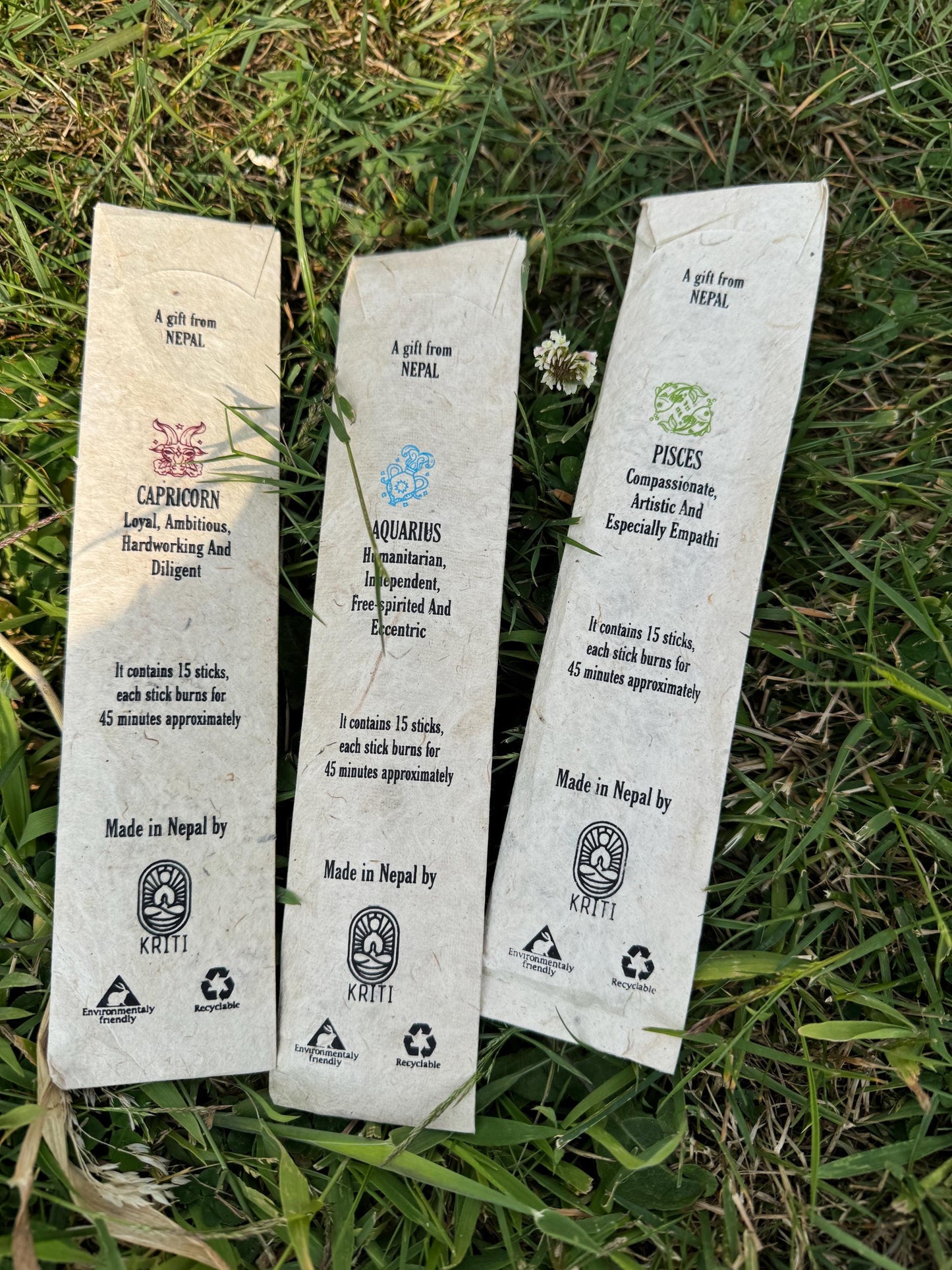 Handmade Zodiac Incense Sticks – Unique Aromas for Every Star Sign