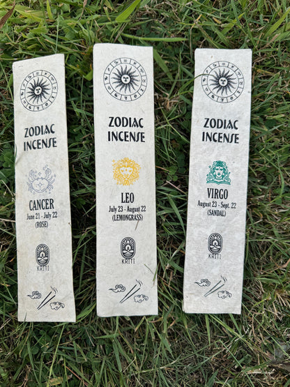 Handmade Zodiac Incense Sticks – Unique Aromas for Every Star Sign