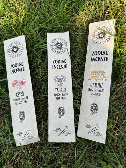 Handmade Zodiac Incense Sticks – Unique Aromas for Every Star Sign