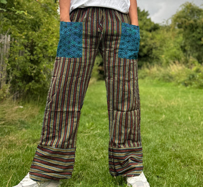 Hippie trouser| unisex| summer | Festival Trousers| Eco friendly | capsule wardrobe clothing| Made in Nepal