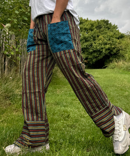 Hippie trouser| unisex| summer | Festival Trousers| Eco friendly | capsule wardrobe clothing| Made in Nepal