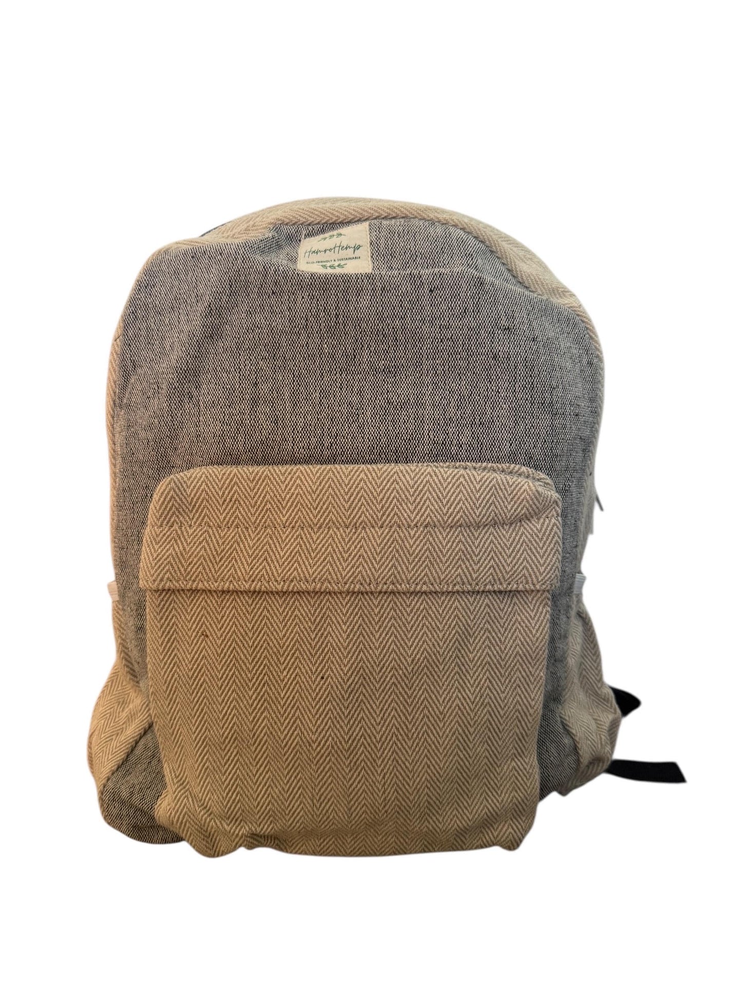 Handmade Hemp Backpack: Small Colorful Eco Bag