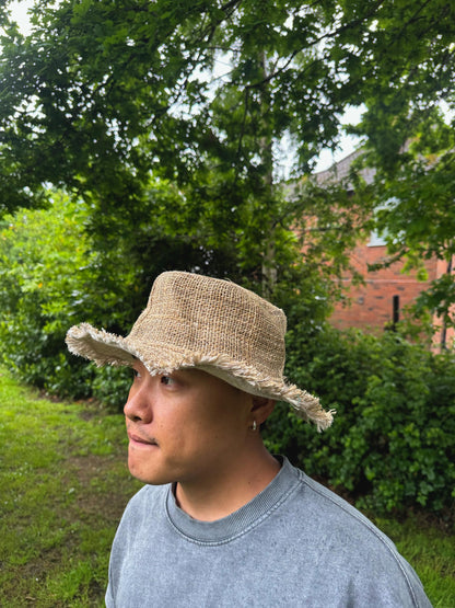 Hemp Sun Hat: Wide Brim, Foldable, Unisex