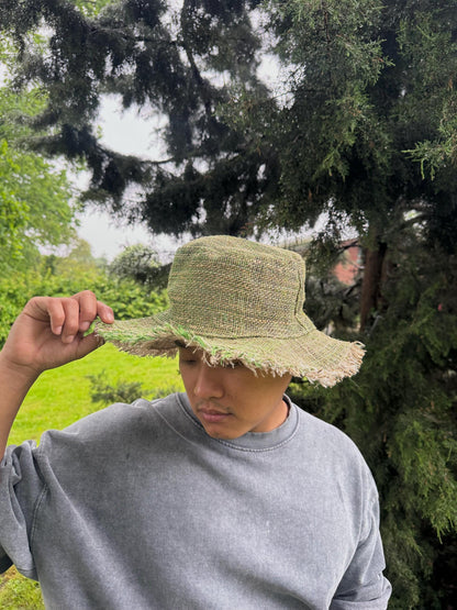 Hemp Sun Hat: Wide Brim, Foldable, Unisex