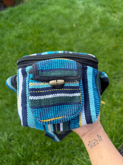 Handmade Cotton Camera Bag: Adjustable Strap Travel Case