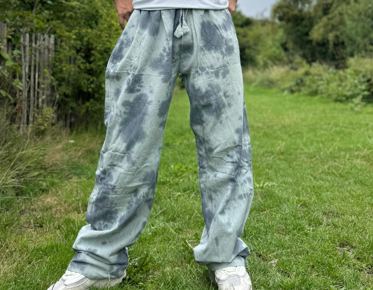 Unisex Tie Dye Cotton Set | Handmade Boho Festival Outfit, Loose Fit Loungewear
