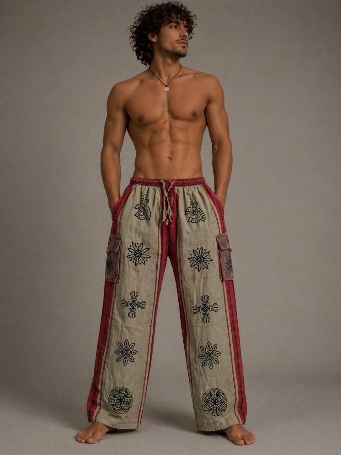 Unisex Cotton Cargo Pants: Ethically Made Festival Trousers