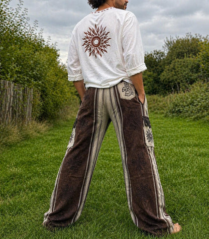 Unisex Cotton Cargo Pants: Ethically Made Festival Trousers