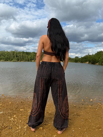 Hippie oversize trouser| Unisex| 100% cotton fabric | Festival Trousers| Eco friendly | Made in Nepal