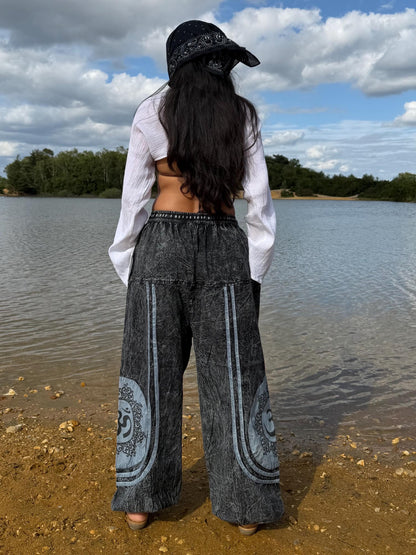 Hippie oversize trouser| Unisex| 100% cotton fabric | Festival Trousers| Eco friendly | Made in Nepal