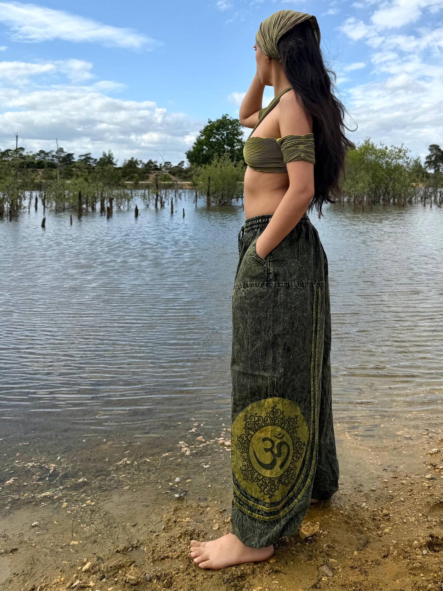 Hippie oversize trouser| Unisex| 100% cotton fabric | Festival Trousers| Eco friendly | Made in Nepal